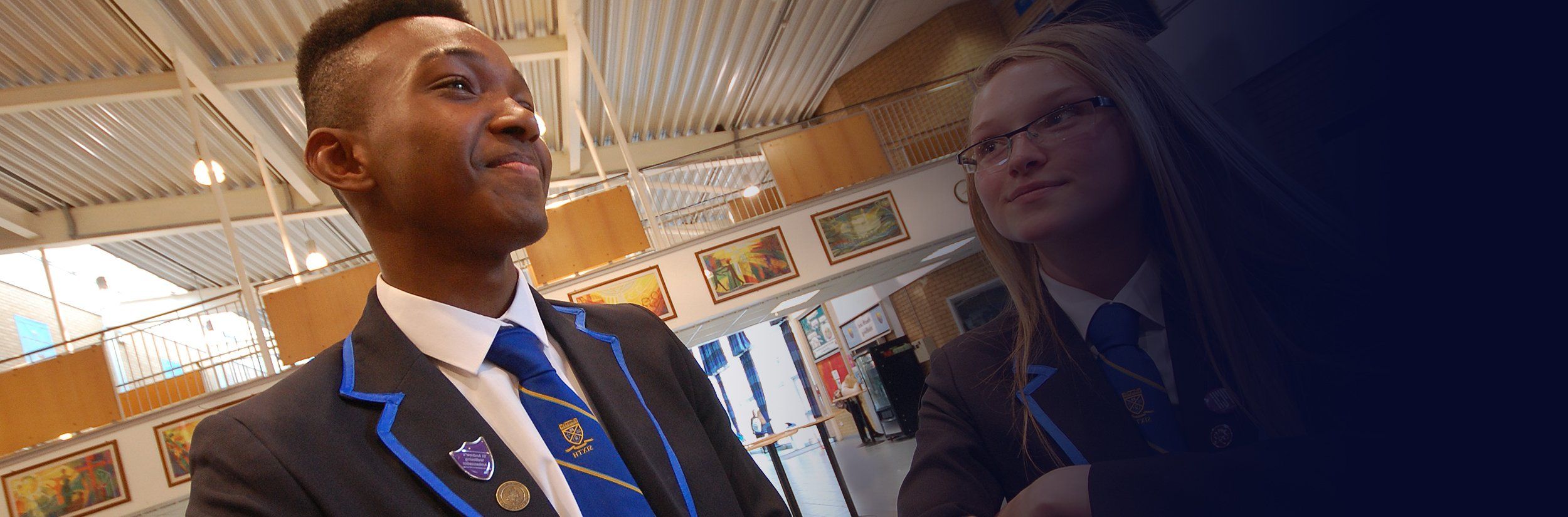 Head Pupils wearing uniform